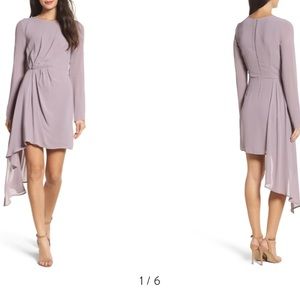 Bardot “Stilla” Asymmetric Drape Dress